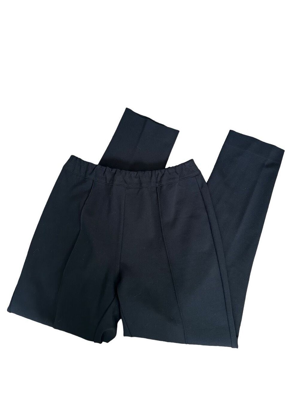 Soft Surroundings Women’s S Pull On Elastic Waist Black Tapered pleated pants